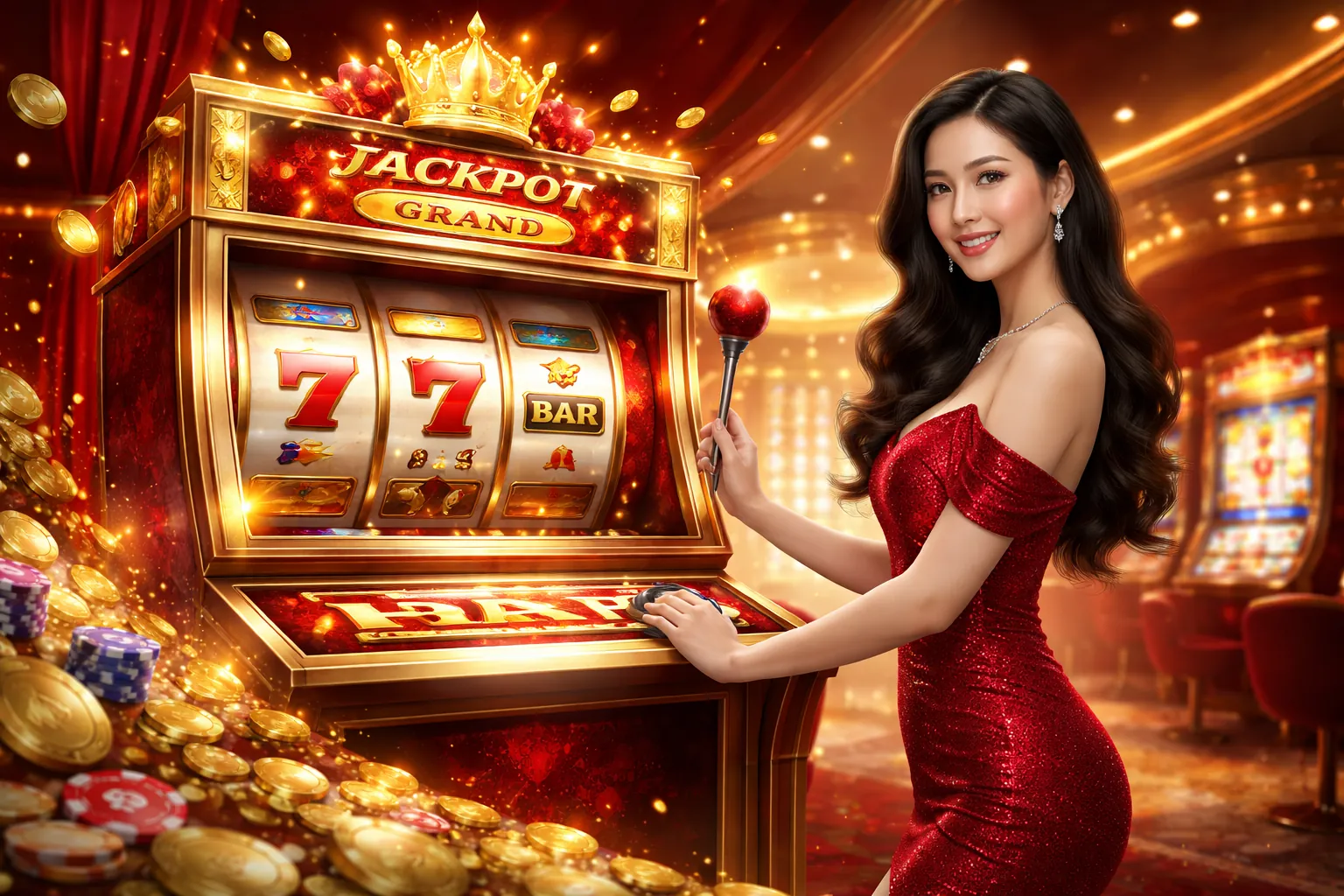 Trò chơi Slot 7clubs link với Jackpot lớn